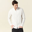 Chemise manches longues gris homme