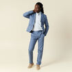 Chemise manches longues bleu ciel homme