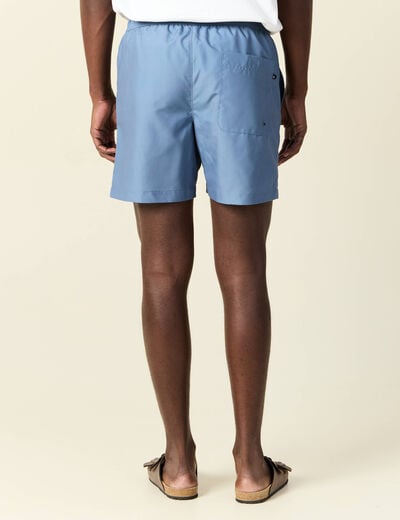 Short de bain bleu foncé homme