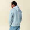 Sweat &agrave; capuche bleu clair homme