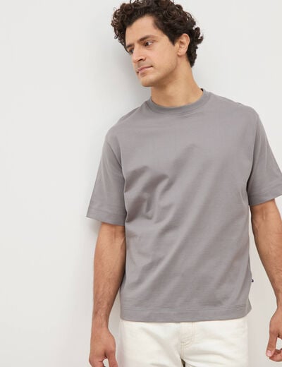 T-shirt en coton gris homme