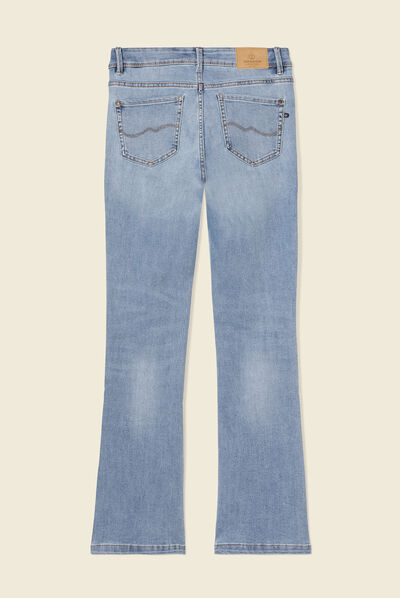 Jeans bootcut denim used femme
