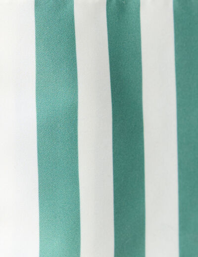 Short de bain vert homme