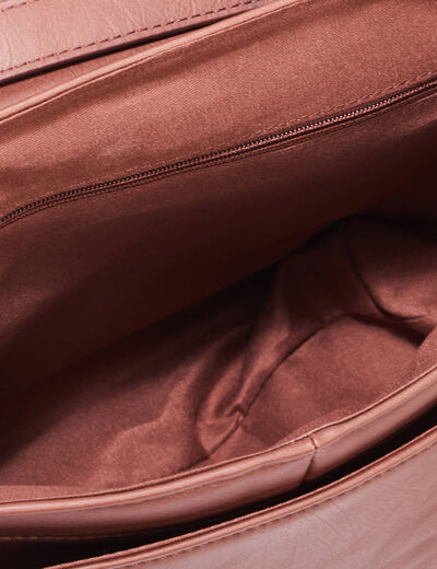 Sac avec foulards marron foncé femme