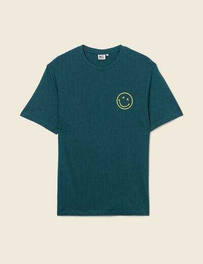 T-shirt SmileyWorld bleu marine homme