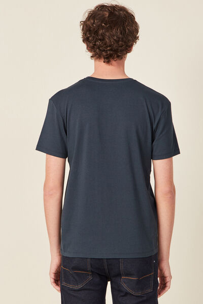 T-shirt manches courtes Naruto bleu marine homme
