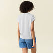 Blouse éco-responsable bleu foncé femme