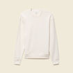 Sweat manches longues en coton ecru homme