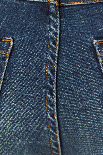Jeans Demi - regular taille haute denim stone femme