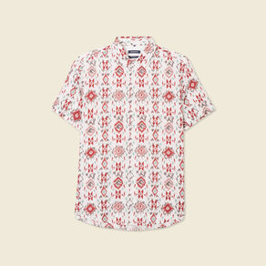 Chemise manches courtes multicolore homme
