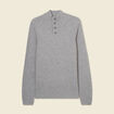 Pull manches longues gris homme