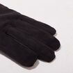 Gants avec noeuds noir femme