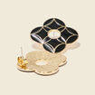 Boucles d'oreilles noir femme