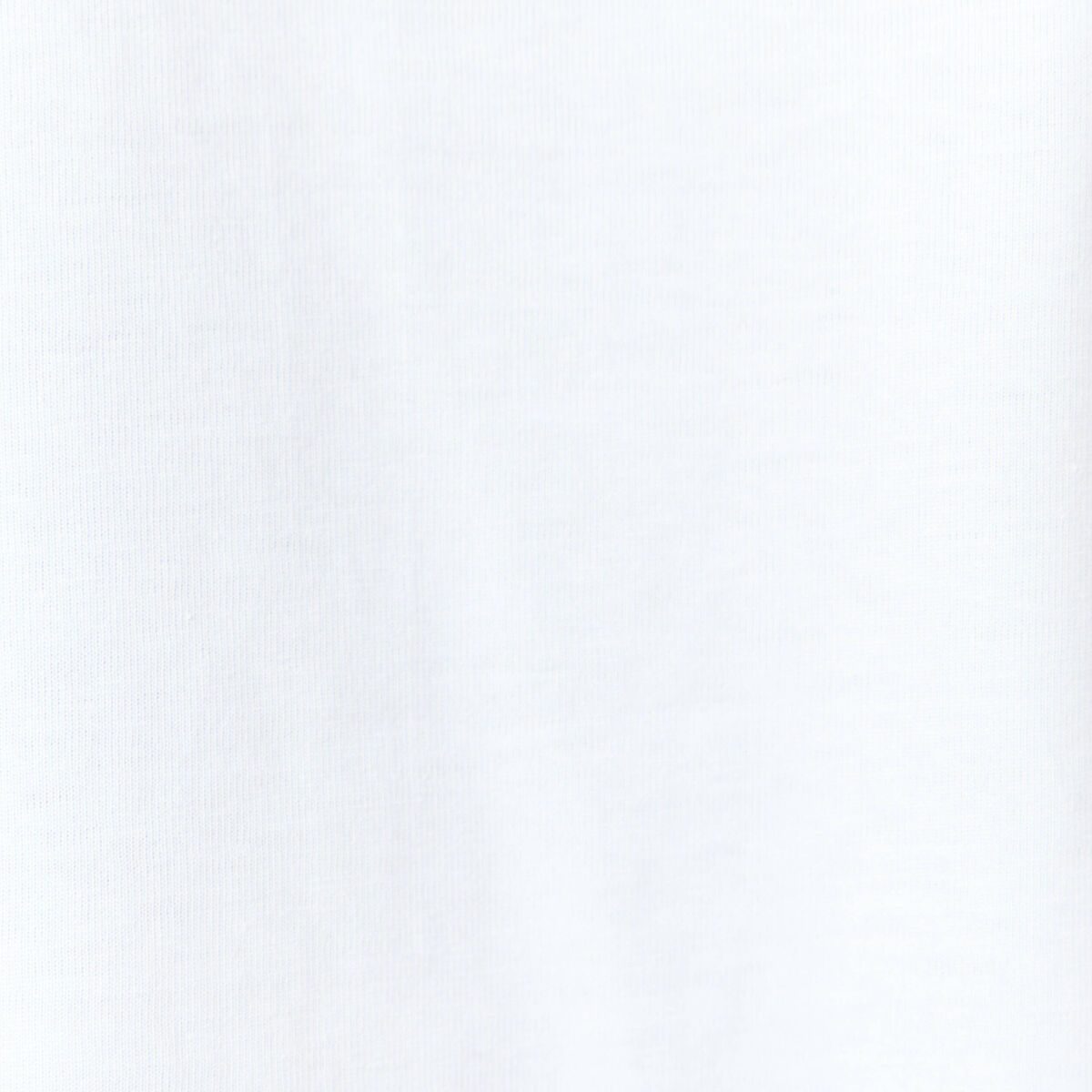 T-shirt en coton manches longues blanc homme