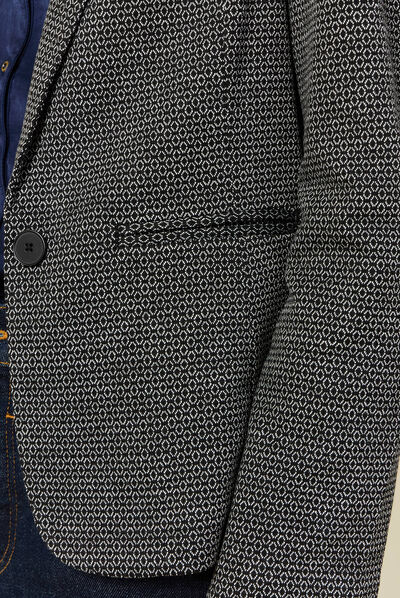 Veste blazer droite noir femme