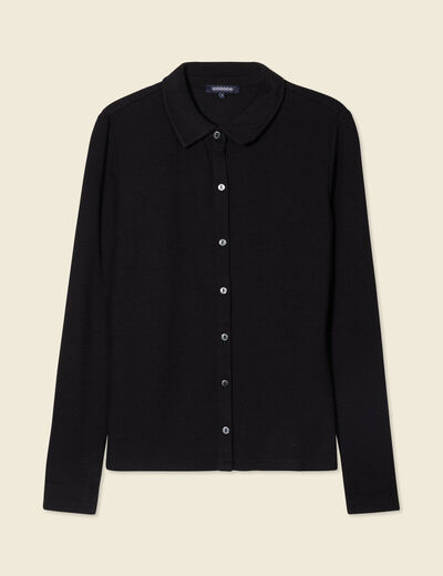 T-shirt manches longues noir femme