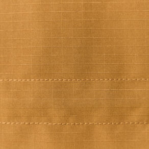 Parka droite à capuche doublée marron homme