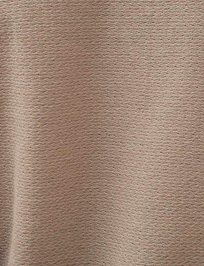 T-shirt manches courtes taupe homme