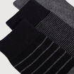 Lot de 3 paires de chaussettes noir homme