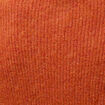 Gilet manches longues col rond marron cognac femme