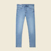 Jeans skinny tapered denim bleach homme