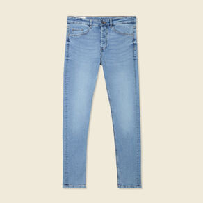 Jeans skinny tapered denim bleach homme