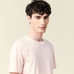 T-shirt éco-responsable rose pastel homme