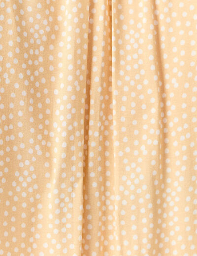 Blouse sans manches jaune paille femme