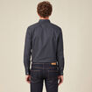 Chemise éco-responsable bleu marine homme
