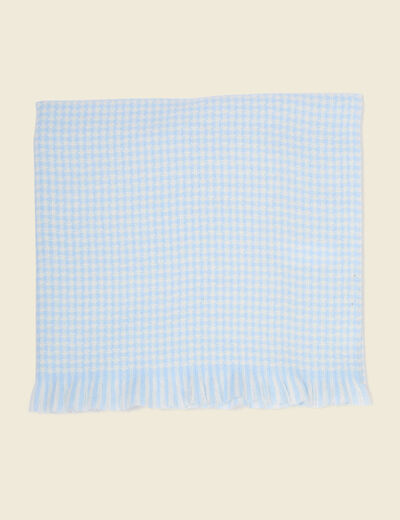 &Eacute;charpe bleu gris femme