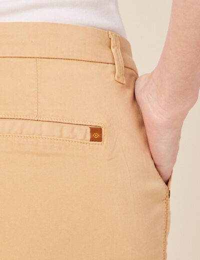 Pantalon chino Instinct beige femme