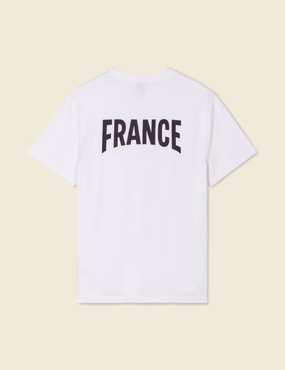 T-shirt manches courtes blanc homme