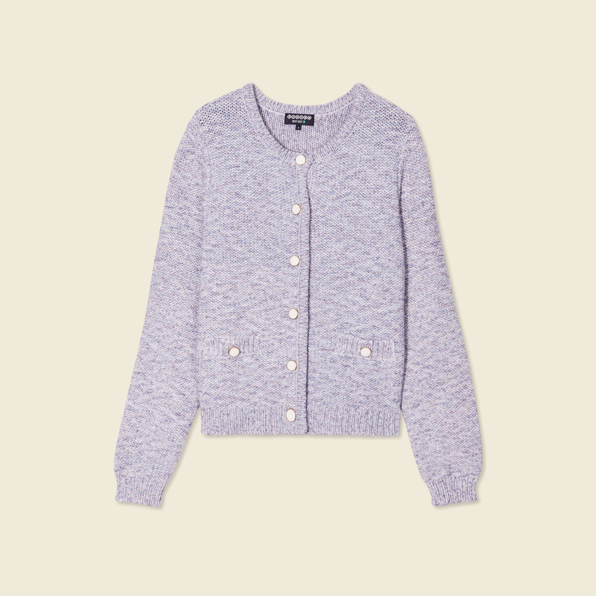 Gilet éco-responsable bleu marine femme