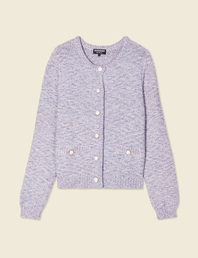 Gilet éco-responsable bleu marine femme
