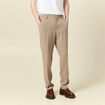 Pantalon slim cigarette taupe homme