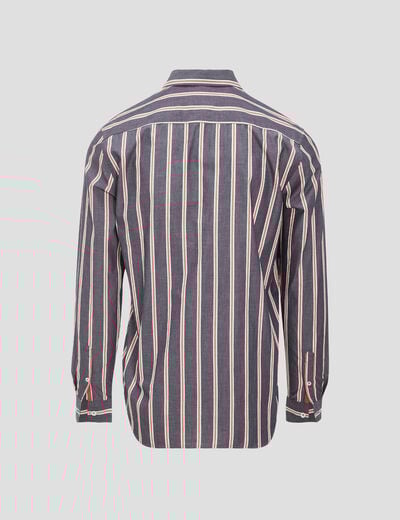 Chemise éco-responsable bleu marine homme