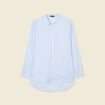 Chemise manches longues bleu ciel femme
