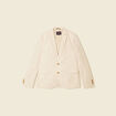 Veste blazer boutonnée beige homme
