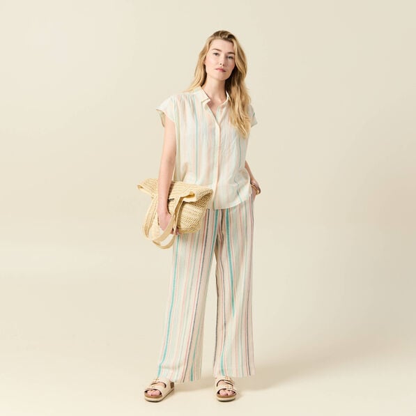 blouse manches courtes blanc femme Blouse manches courtes blanc femme