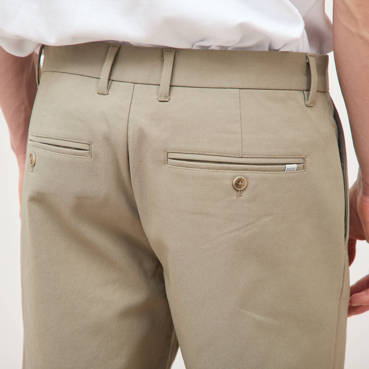 Bermuda vert kaki homme