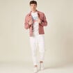 T-shirt manches courtes ecru homme
