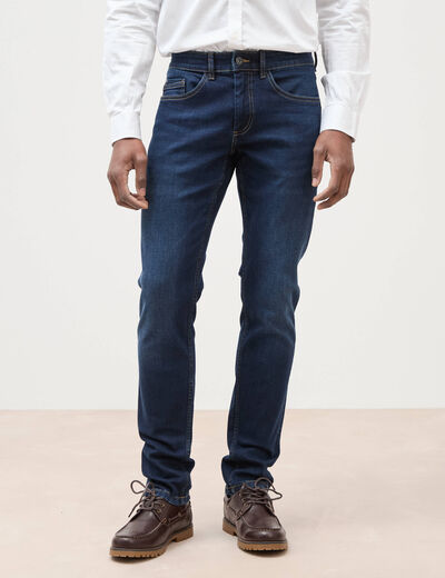 Jeans slim denim brut homme