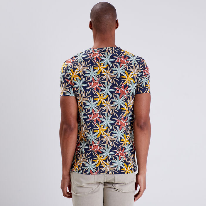 T-shirt manches courtes multicolore homme