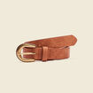 Ceinture emboss&eacute;e marron femme