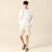 Chemise manches courtes blanc homme