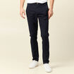 Pantalon chino longueur 32 bleu fonc&eacute; homme