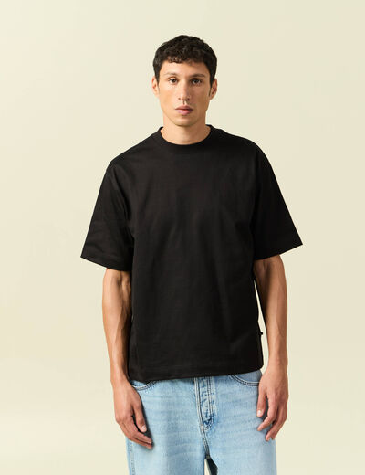 T-shirt en coton noir homme