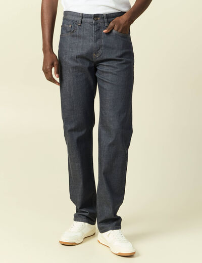 Jeans regular longueur 32 denim brut rinse homme