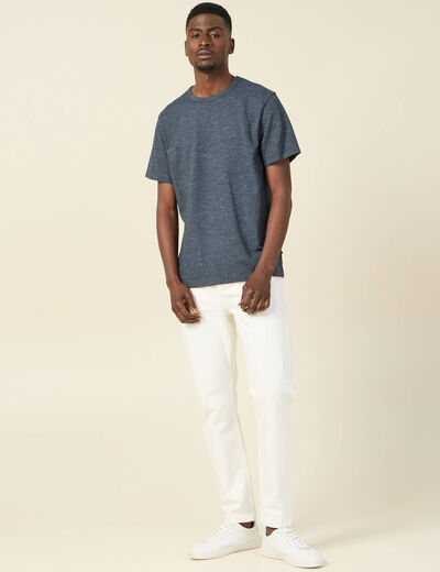 T-shirt manches courtes bleu marine homme