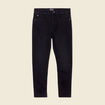Jeans tapered 5 poches denim noir homme